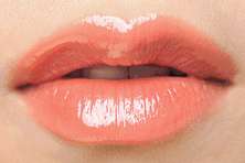 Gif animé bouche rouge à lèvres